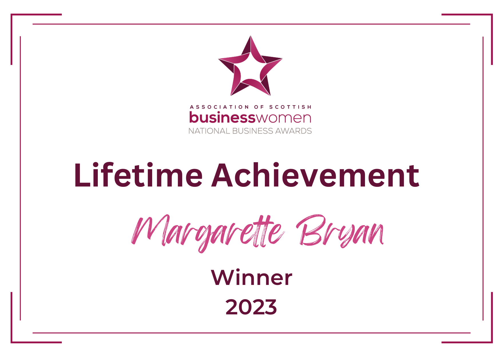 Margarette Bryan MBE